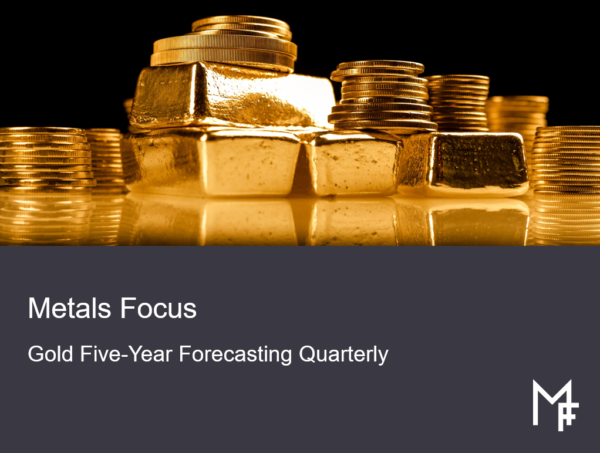 Gold Five Year Quarterly