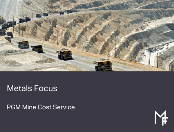 PGM Mine Cost Service