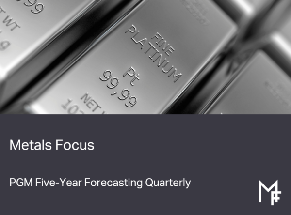 PGM Five Year Forecasting Quarterly