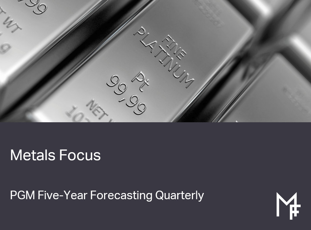 PGM Five Year Forecasting Quarterly